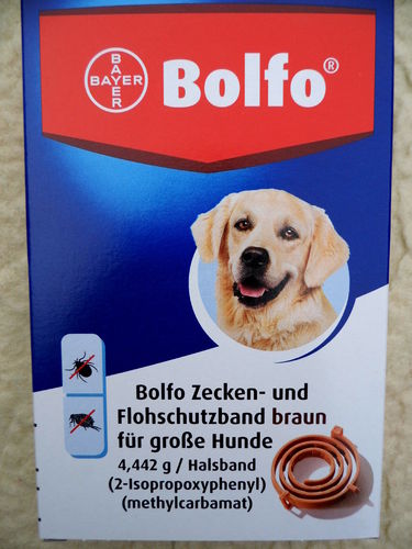 Bolfo Flohhalsband Zeckenhalsband Hund